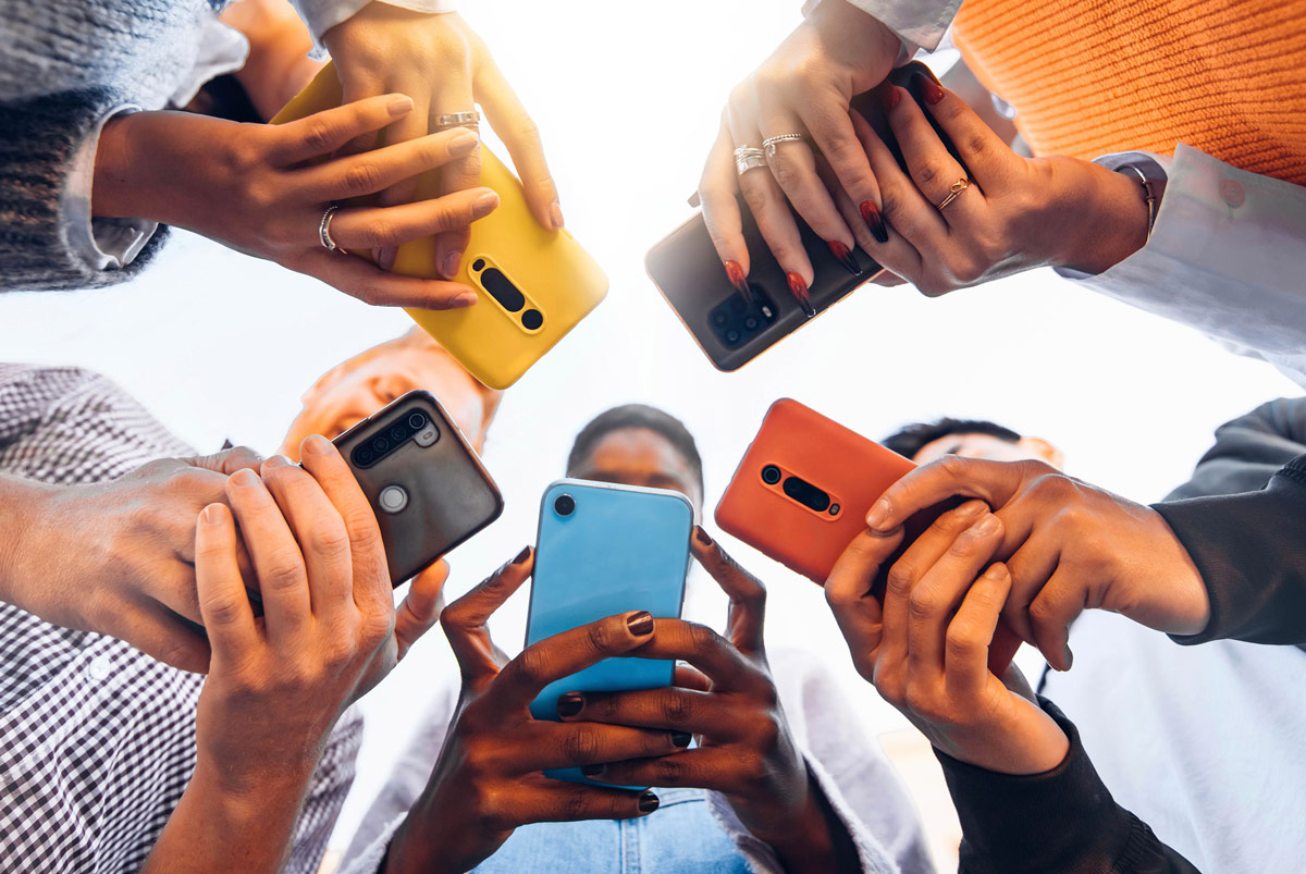 mobile responsiveness people on their mobile devices